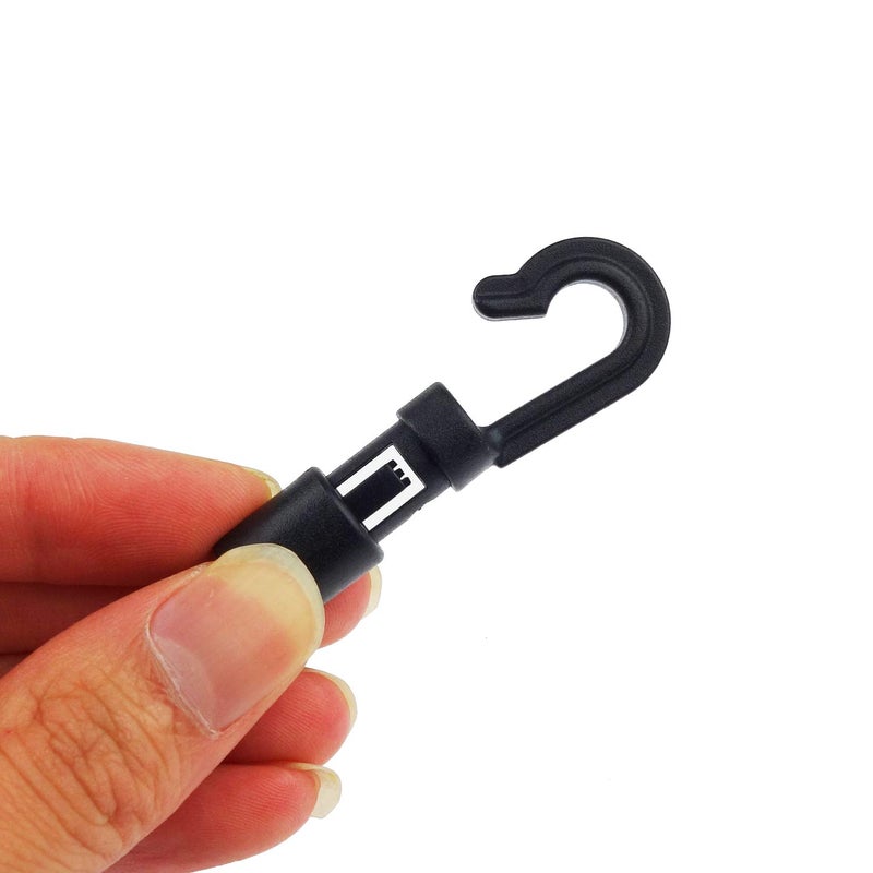 Zelerdo 40 Pack Kayaks Bungee Shock Cord Hook for 3/16 inch,1/5 inch,13/64 inch and 7/32 inch Rope - Image 4